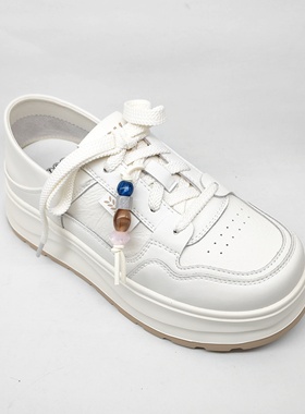 意尔康2026女鞋专柜软面舒适休闲鞋松糕底小白鞋板鞋6171AD15527Y