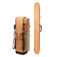 Коричневая жесткая оболочка 85 Высокая главная сумка + длинная полюсная сумка