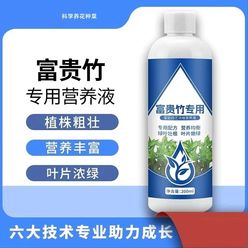 怡家彤乐富贵竹专用营养液园艺肥料水培绿植烂根生根黄叶掉叶