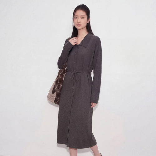 【含羊毛】春夏连衣裙连衣裙女气质高级感裙子女