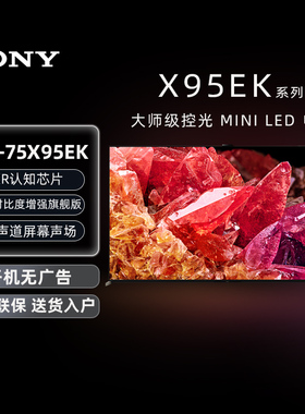 Sony/索尼 XR-75X95EK 75寸AI智能摄像头MiniLED旗舰影院电视 133