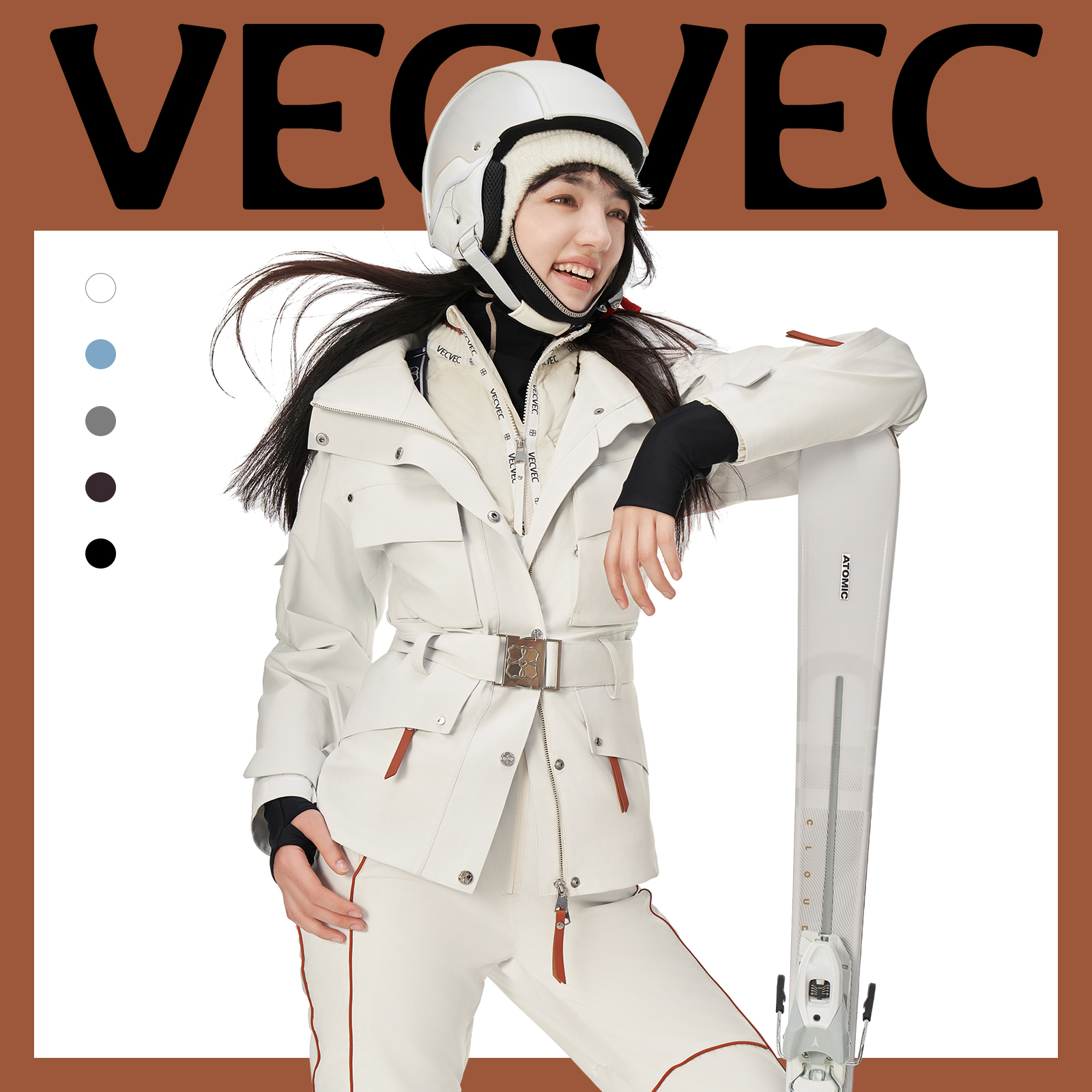VECVEC滑雪服保暖防水