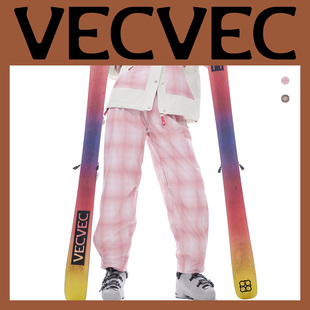 单板保暖户外防风防水透湿透气耐磨 女款 VECVEC双板3L滑雪裤 自由式