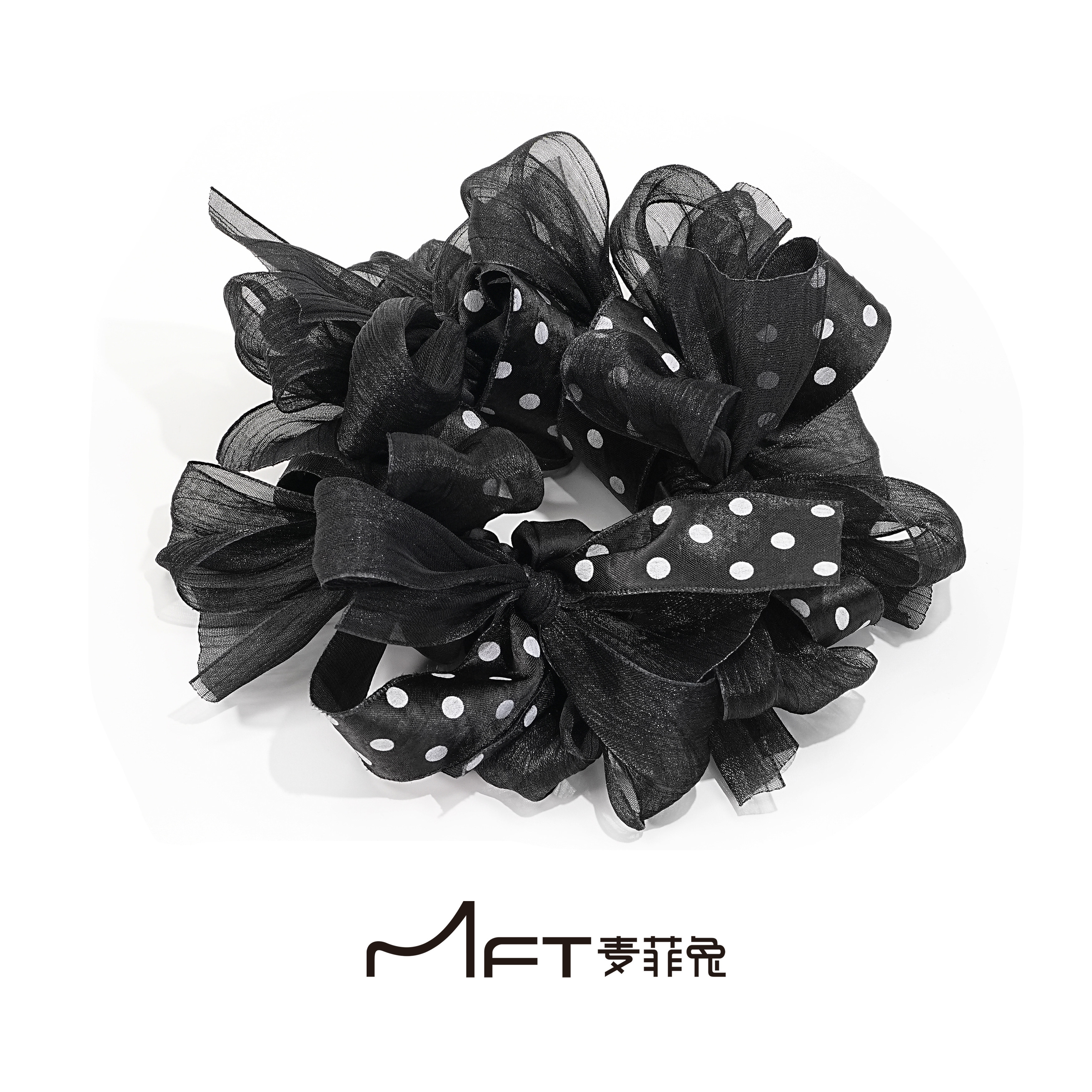 雪球发圈层次感蝴蝶结波点大肠发圈蓬松慵懒风韩系发饰发绳,饰品/流行首饰/时尚饰品新,发饰,淘宝优惠券,粉丝福利购,淘宝优惠卷