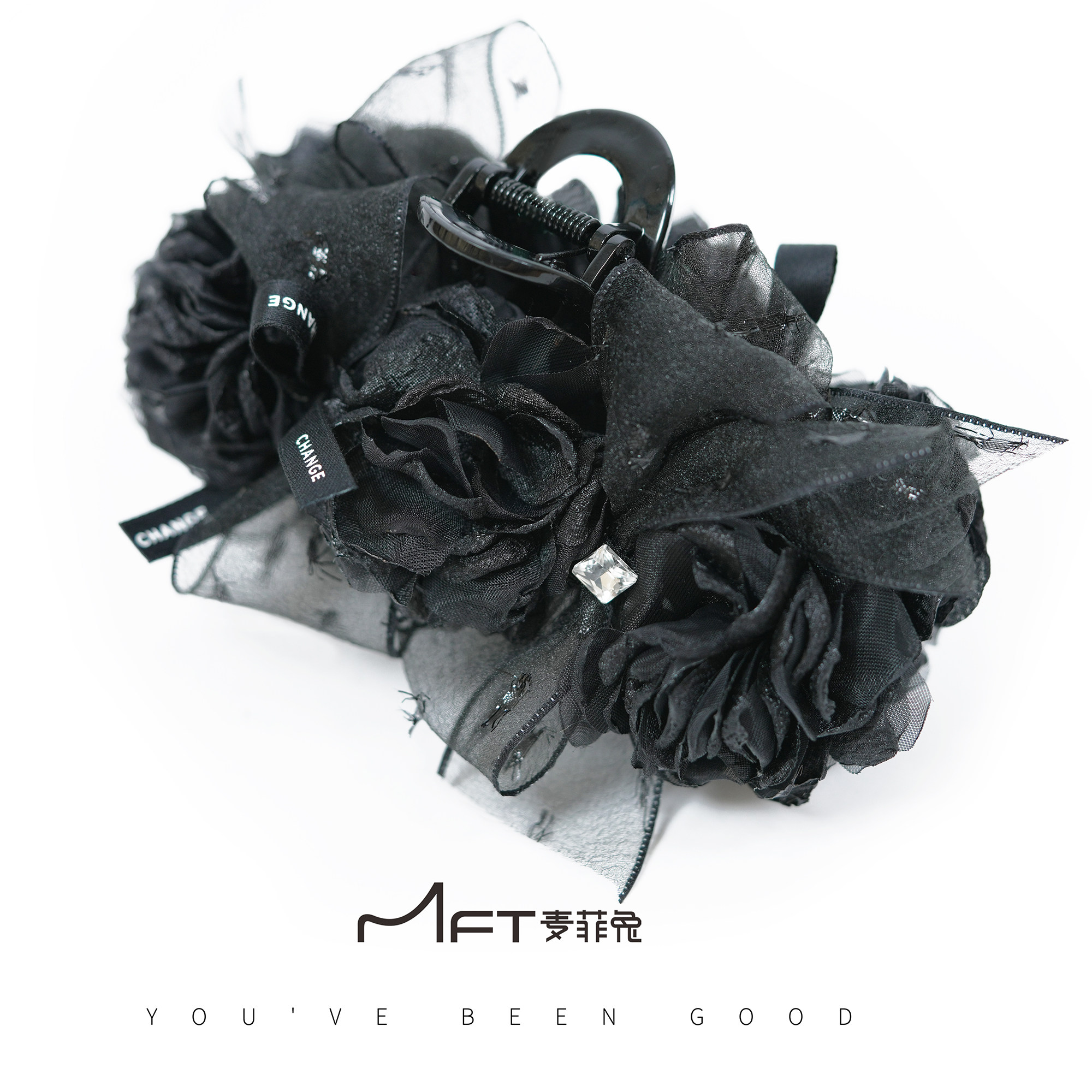 干枯玫瑰抓夹2024新款蓬松不塌发气质鲨鱼夹时尚通勤百搭发夹发饰,饰品/流行首饰/时尚饰品新,发饰,淘宝优惠券,粉丝福利购,淘宝优惠卷