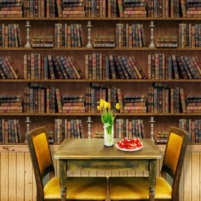 复古木纹壁纸自粘2021新款餐厅饭馆贴墙纸店面装修墙贴纸防水防潮