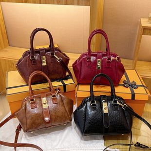 2023新款 新品 女包精致斜挎轻奢手提包质感石头纹大容量高颜值单肩