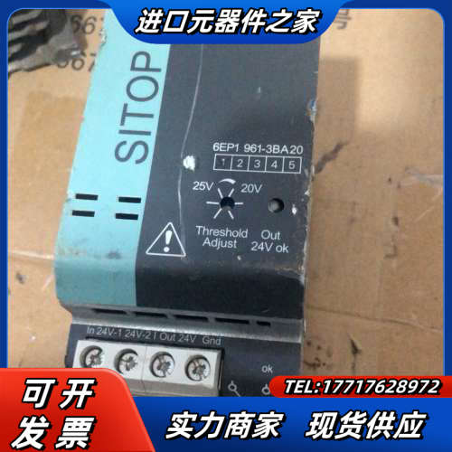 电源模块 6EP1961-3BA20，片，功能正议价