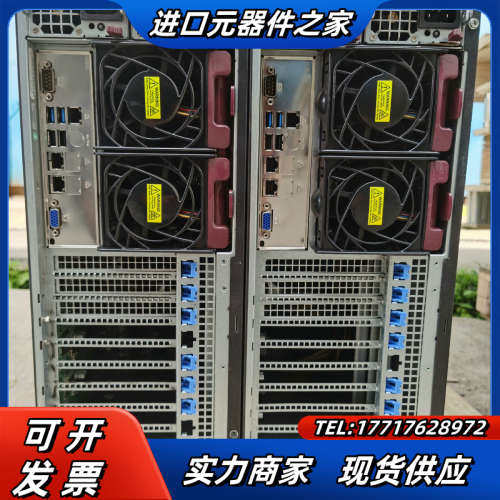 超微7048 服务器工作站准系统， 4路GPU X10DRG议价