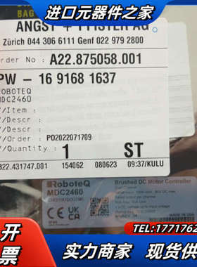 ROBOTEQ舵轮驱动器，MDC2460，全新原装…议价