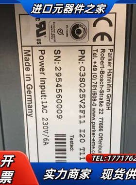 parker compax3伺服驱动器 parker com议价