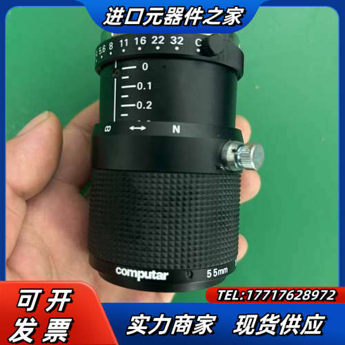 computar 55MM 500万工业视觉镜头，实物照议价