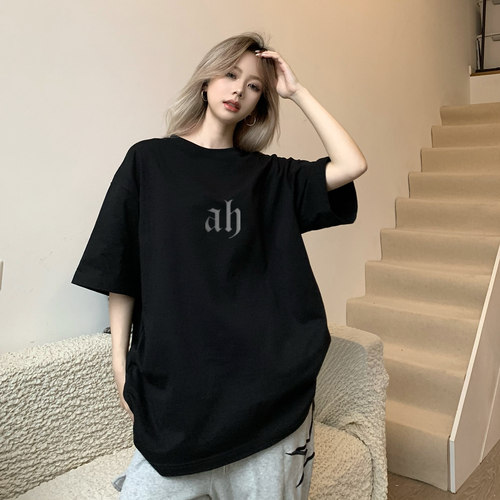 NASA联名重磅纯棉短袖t恤男女款半袖情侣装潮牌宽松春夏新款上衣