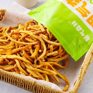 【朝气森林】无油炒红薯干嘎嘣脆地瓜条无糖精香脆番薯条低热零食