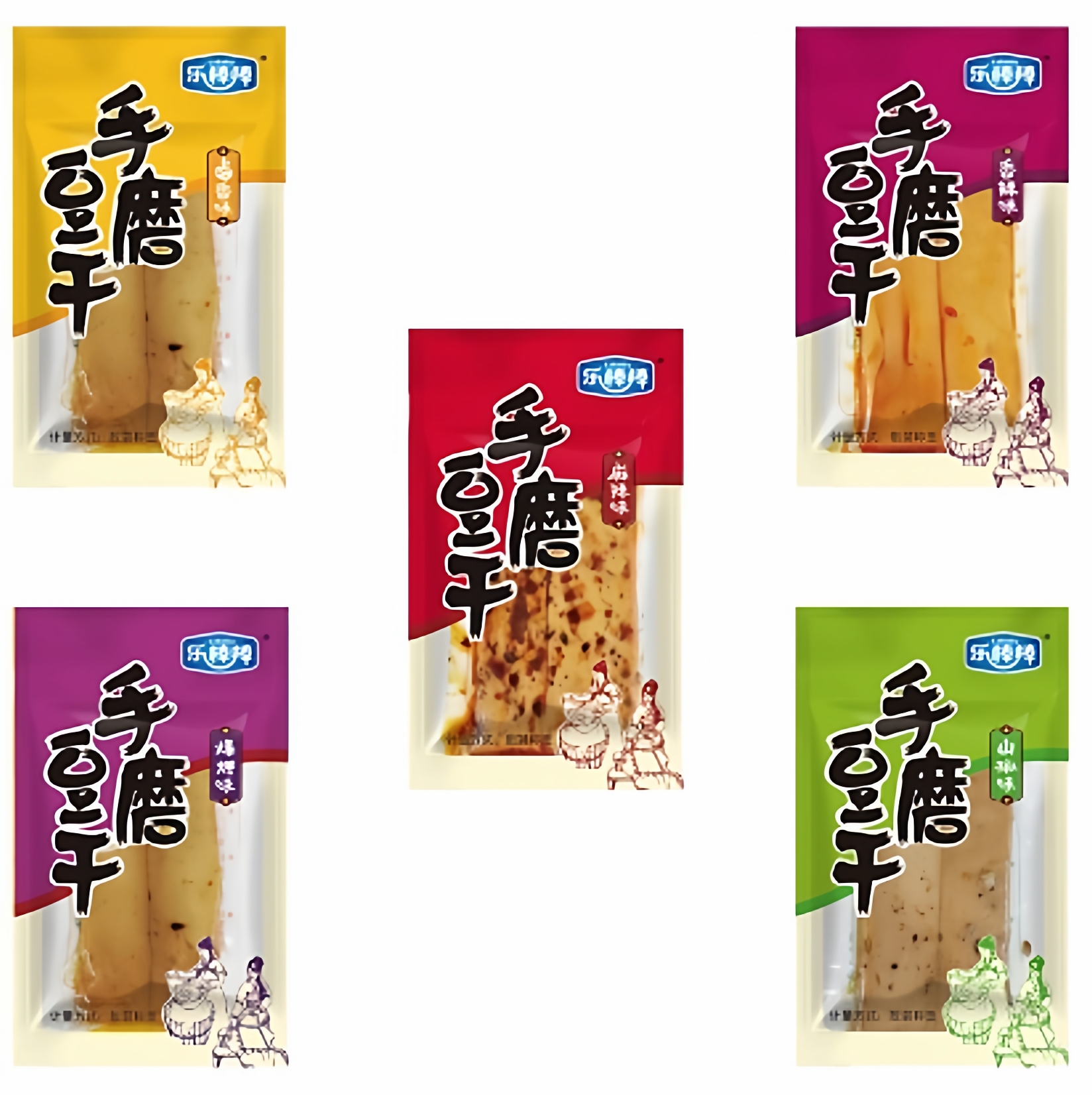 奇爽手磨豆干麻辣五香豆腐干重庆特产新鲜零食批发老牌子网红小吃