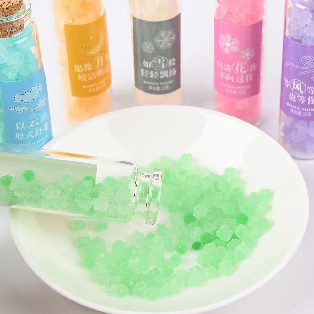 雪花糖12瓶整盒儿童节创意生日许愿瓶小糖果多口味星星糖果送女友