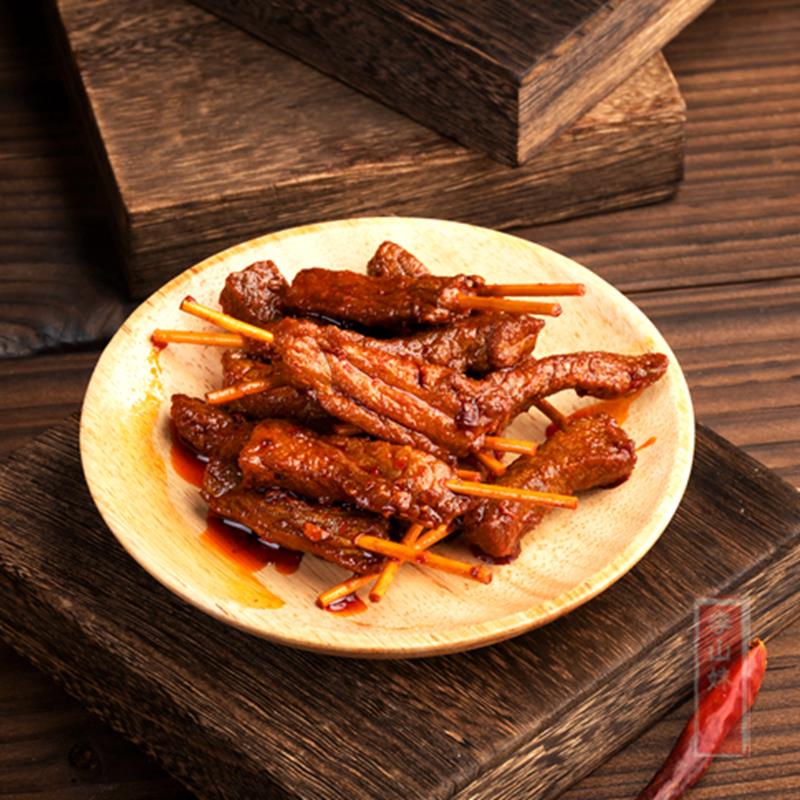 李山妹爆香鸭舌头湖南特产香辣鸭舌头零食小吃麻辣休闲卤味即食鸭