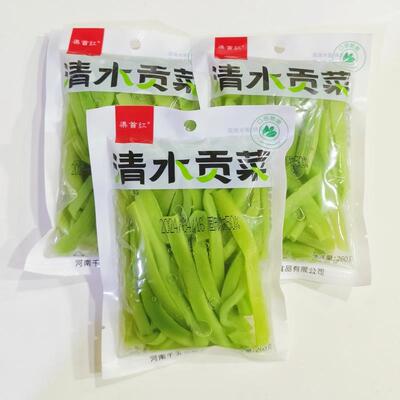 渠首红清水贡菜260g袋装火锅贡菜苔干响菜山哲菜苔菜火锅凉拌菜