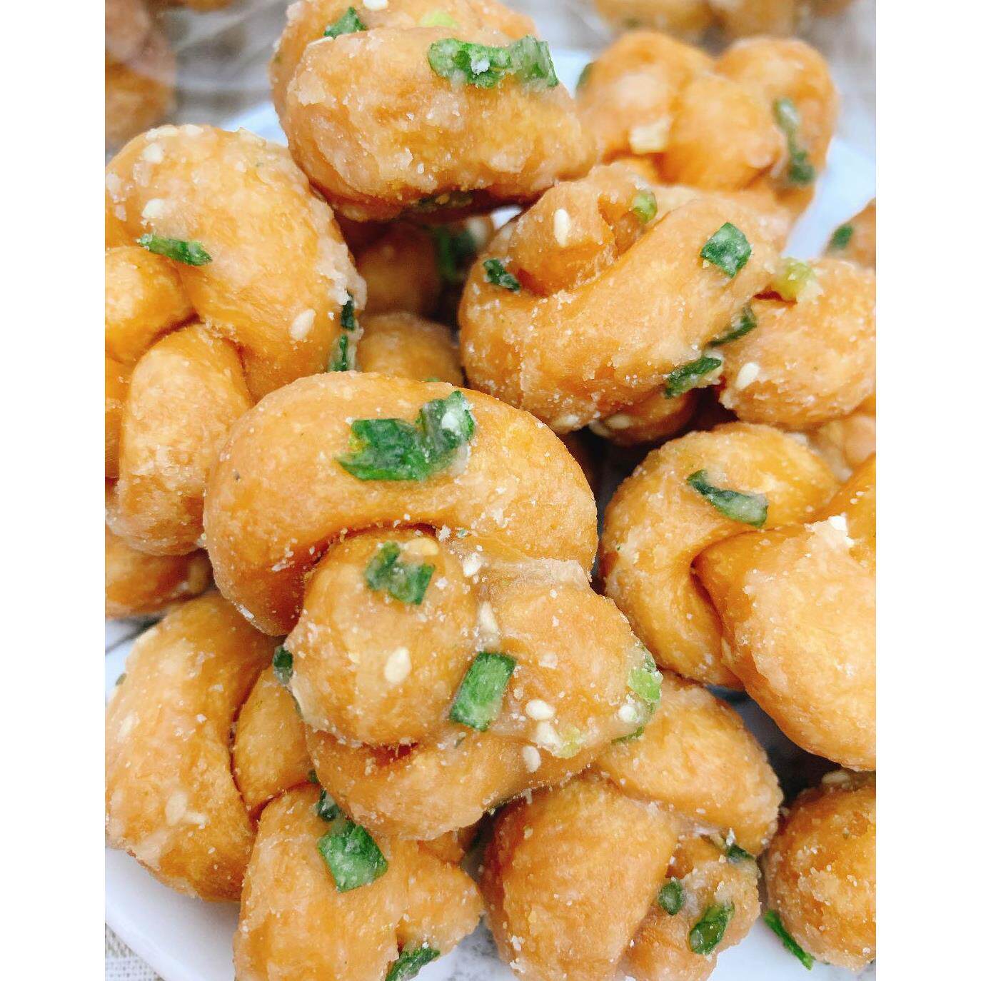 小麻花香葱油索潮汕特产小吃正宗传统潮州手工办公室零食糕点茶点