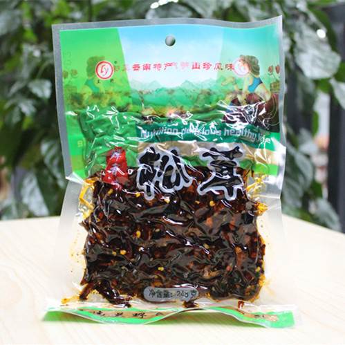 兰野油松茸菌即食零食小吃248g 云南特产非鸡枞菌香菇菌干货包邮