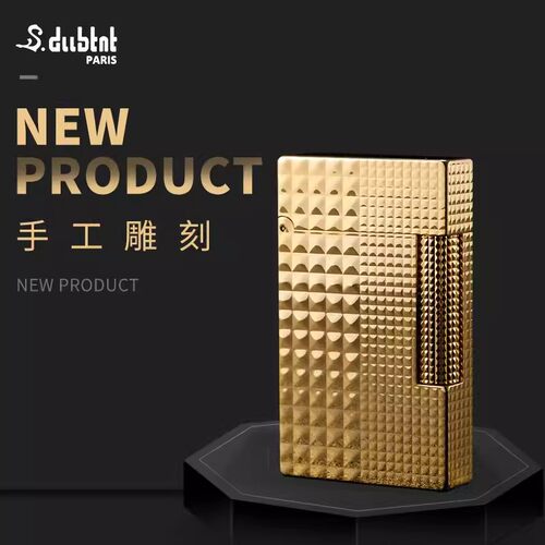 正品法国S.dubtnt都柏特朗声打火机充气便携高档黄铜男士生日礼品