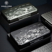 23CX 盒便携雪茄盒专业CLA CIGARLOONG茄龙轻薄铝制雪茄保湿