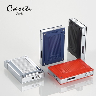 正品卡沙帝打火机高档防风直冲气体潮流定制刻字男商务礼物新款