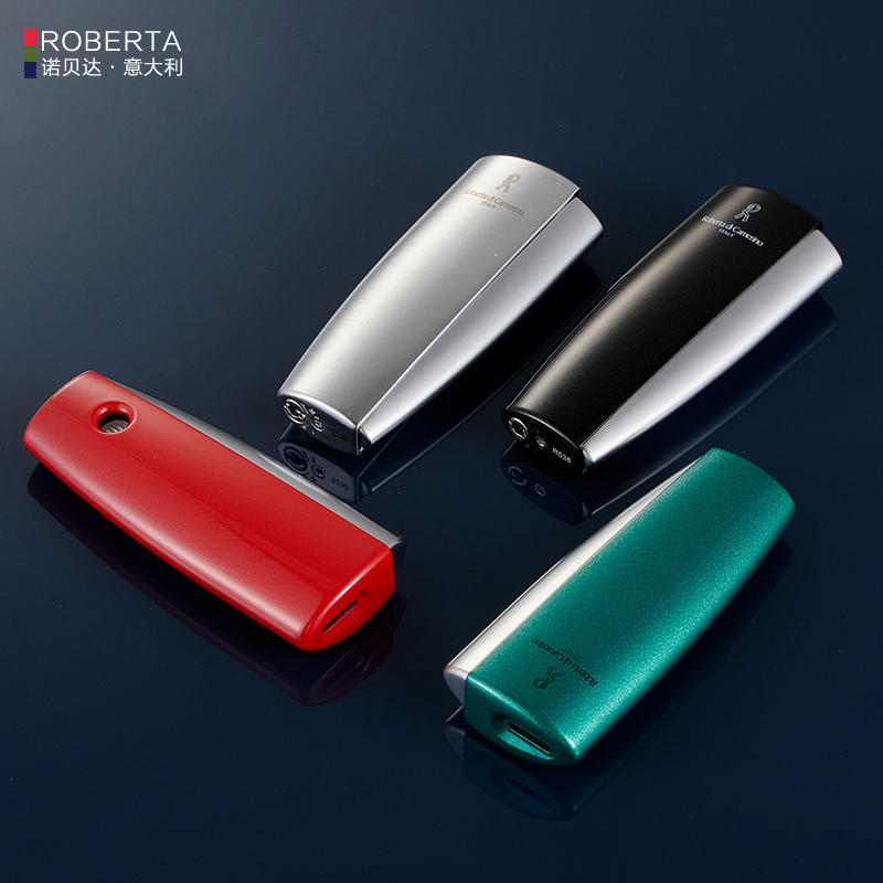 意大利诺贝达打火机超薄防风充气新款高档定制刻字送男士礼物正品