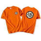 ins超火嘻哈上衣 夏季 悟空短袖 t恤男七龙珠联名潮牌宽松纯棉情侣装