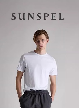 【经典T恤】SUNSPEL男士Supima棉圆领经典T恤英国产 Lightweight