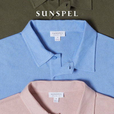 【邦德同款】SUNSPEL男士经典Supima棉Riviera Polo衫 Q75面料