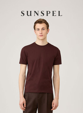 SUNSPEL男士秋冬Supima棉圆领RivieraT恤打底 Midweight