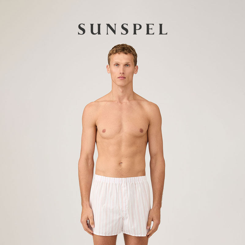 SUNSPEL男士四季经典款Boxer中高腰全棉四角内裤短裤
