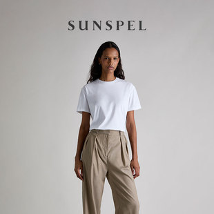 T恤 圆领短袖 Midweight Fit SUNSPEL女士秋冬Supima匹马棉Boy