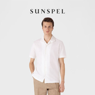 春夏棉质纹理针织短袖 SUNSPEL男士 夏季 衬衫 新品