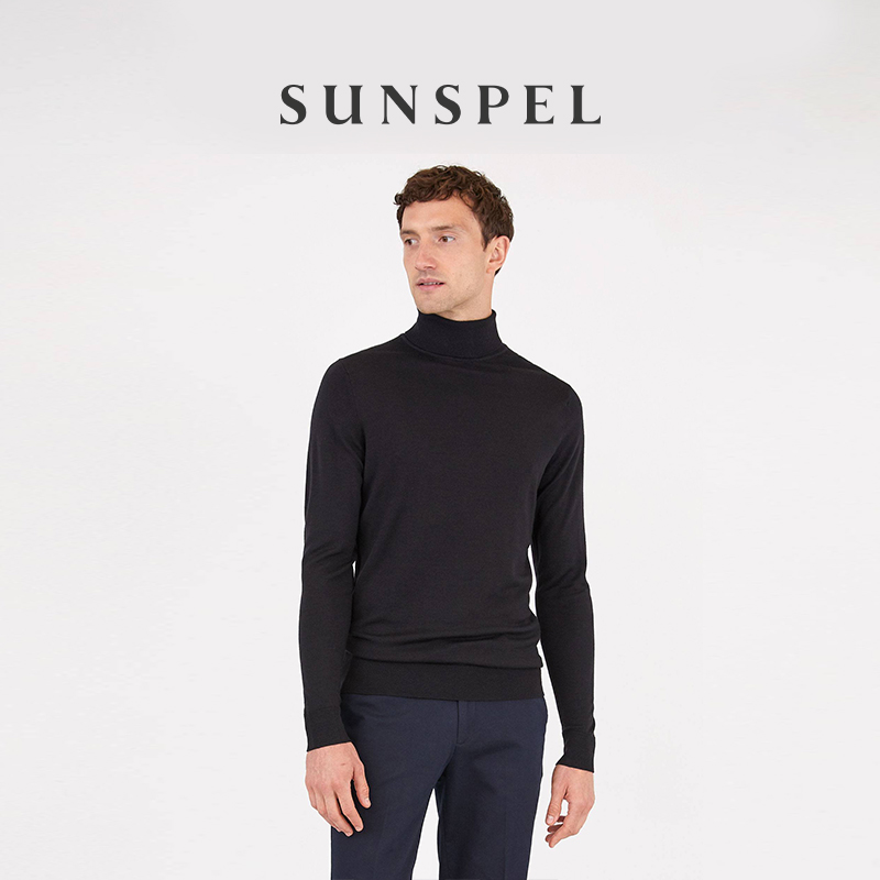 SUNSPEL男士美利奴羊毛针织衫