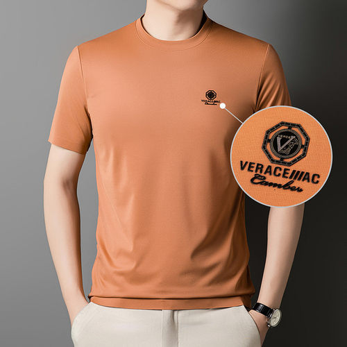 LUXURY PIG夏季新款短袖Polo衫男士商务休闲冰丝t恤男装4A76