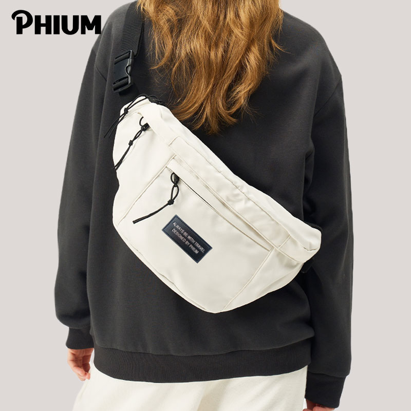 PHIUM® 新品 斜挎包2024新款胸包女小众设计运动腰包男高颜值挎包