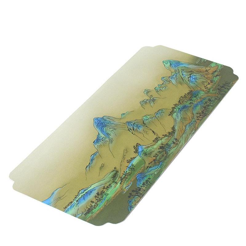 千里江山新中式禅意防水茶桌布
