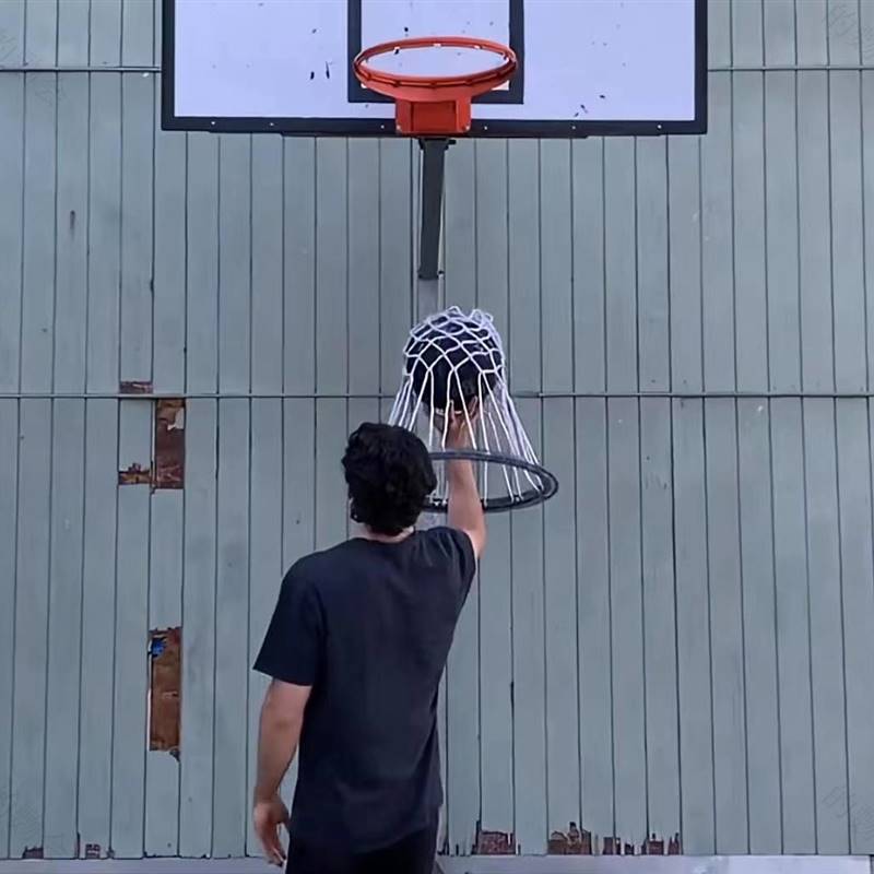 篮球网框网便携式户外可移动投篮筐家用壁挂式儿童室内专业篮网筐 运动/瑜伽/健身/球迷用品 篮球架/篮球框 原图主图