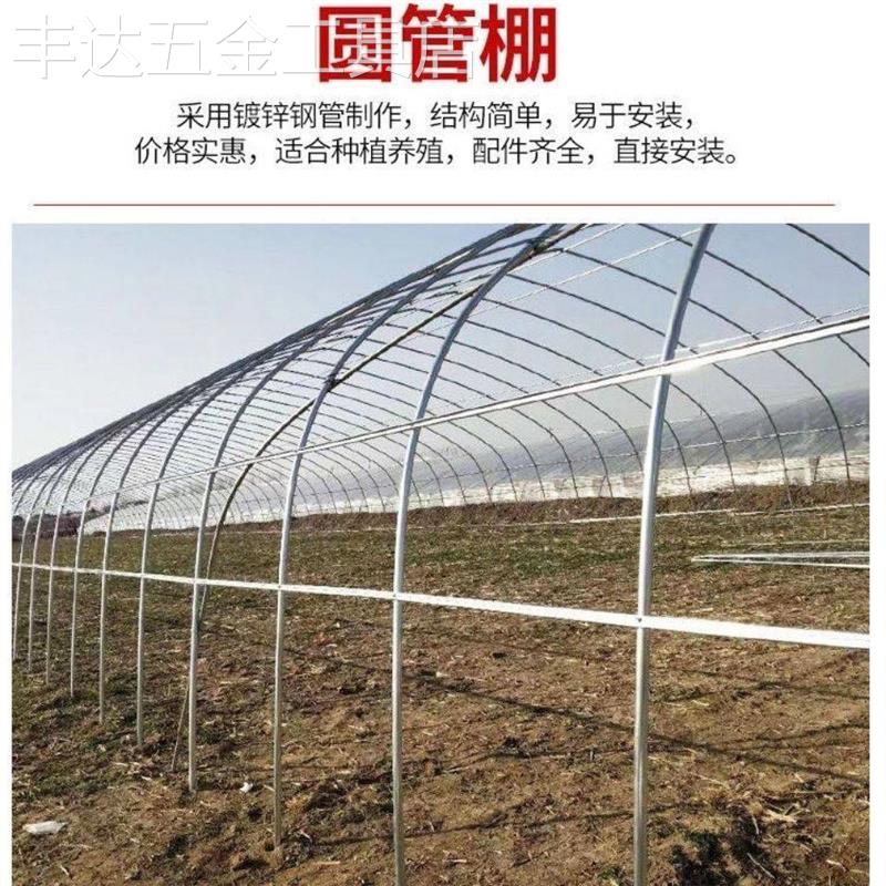 新款养殖大棚全套大棚骨架温室种植棚保温隔热养鸡棚羊棚牛棚养猪 农机/农具/农膜 温室大棚支架 原图主图