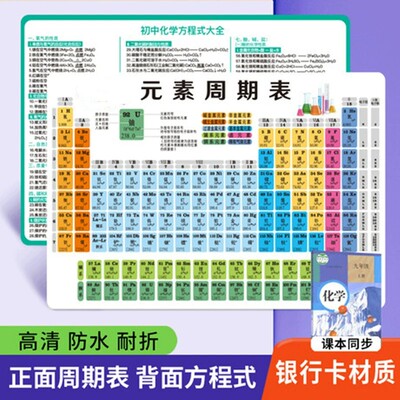 元素周期卡（加厚撕不烂）
