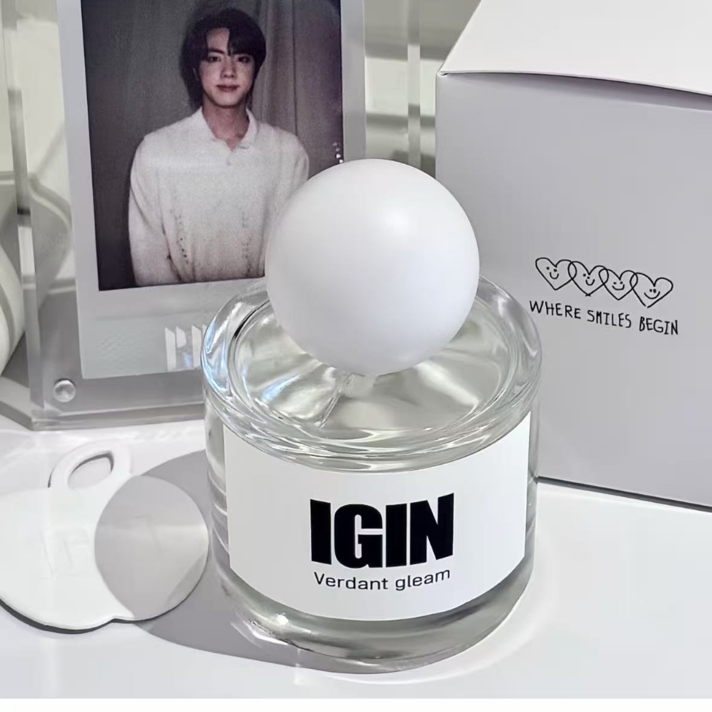 BTS金硕珍JINIGIN香水igin香氛Verdant Gleam青葡萄酒味试香小样