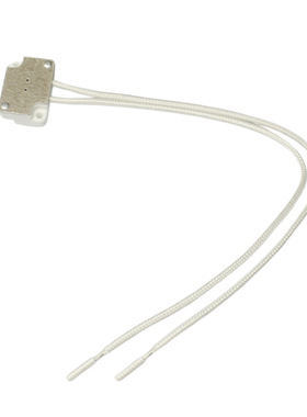 奥林巴斯显微镜灯座 G4 SC-102 长方形灯座 侧方出线 长24mm