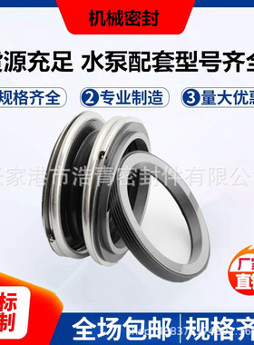 现货供应机械密封WM109(MB)-25石墨/碳化硅机械密封圈