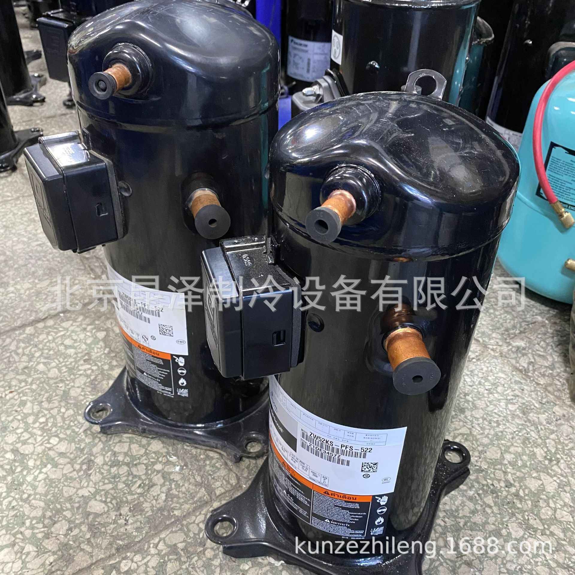 ZR22/24/26K3-TFD-522 空调制冷压缩机 热泵型涡旋制冷压缩机