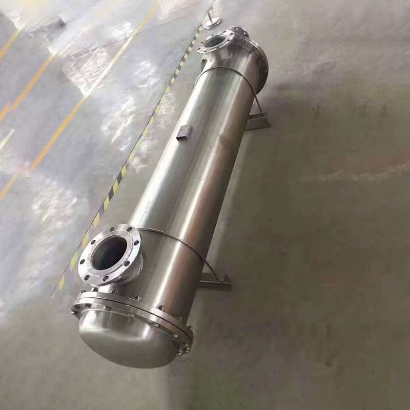 钛不锈钢列管式换热器液压站海水油冷却器注塑机水冷管壳式换热器