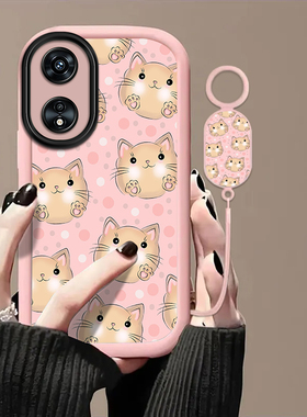 可爱猫咪适用OPPOA975G手机壳oppoa96/95/72新款a93/92/56s防摔55/53/52软壳36/32/5活力版11/9/2x全a3/1i