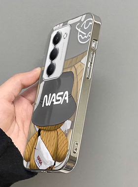 背影潮熊适用红米Note15R手机壳红米Note14/13/12pro+新款12/11r高级note10/9全包5g防摔11se软壳turbo3/4Pro