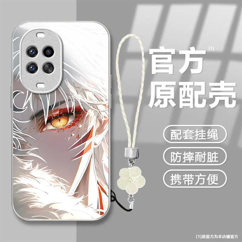 杀生丸适用华为nova15Ultra手机壳nova14pro/nova12ultra硬13/10pro新款nova9/8se玻璃nova7/6/4防摔nov5i